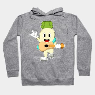 Radish Musician Guitar Music Hoodie